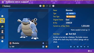 Blastoise  Solo  7 Star Infernape Raid  Pokemon ScarletViolet [upl. by Vil]