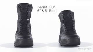 Series 100 Black Combat Boots [upl. by Ellek]