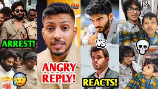 Tech Burner ANGRY REPLY to CONTROVERSY 😡 Allu Arjun ARRESTED Gukesh Vs Magnus Sourav Joshi BB [upl. by Drabeck]