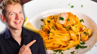 Die beste LachsPasta 😍 Tagliatelle al Salmone [upl. by Anelaj]