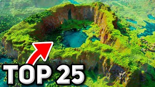 TOP 25 BEST NEW SEEDS For BUILDING In MINECRAFT 121 Bedrock amp Java [upl. by Westerfield953]