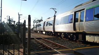 Main Street Railway CrossingGosnells Wh Painted Yellow Lines [upl. by Lowrie]