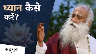 घर पर ध्यान कैसे शुरू करें  How to Meditate for Beginners  Yoga For Beginners  Sadhguru Hindi [upl. by Torry292]