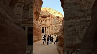 Entering Petra🇯🇴 travel shorts history [upl. by Nide]