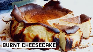 How to Make EASY Basque Burnt Cheesecake  La Vina Cheesecake  EASY Recipe [upl. by Yrrol]