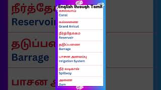 93 Vocabulary for Spoken English in Tamil vocabularyintamil spokenenglishintamil [upl. by Anilehcim]