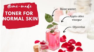 DIY Toner for face Mix rose water glycerine and apple cider vinegar [upl. by Evangelia]