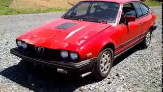 Alfa Romeo GTV6 project Derelict car saved [upl. by Yerffoeg889]