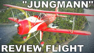 Bucker BU131 quotJungmannquot  Full Flight Review  Marthas Vineyard  Microsoft Flight Simulator [upl. by Beghtol345]