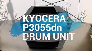 KYOCERA P3050dn P3055dn P3060dn DRUM UNIT DK3190 tutorial [upl. by Dolphin]