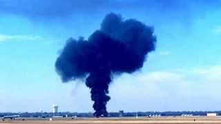 DFW Airplane Fire [upl. by Kra]