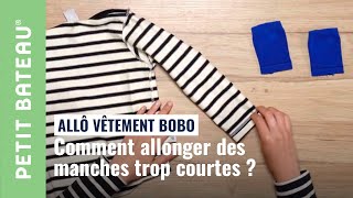 EP1  comment allonger des manches trop courtes   Petit Bateau [upl. by Grimes97]