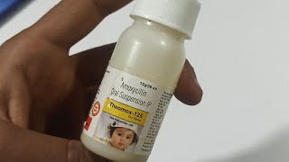 Amoxycillin Oral Suspension IP  Amoxicillin 125 mg Use in Hindi [upl. by Ahsenet927]