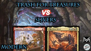 Trash For Treasures VS Slivers MTG Modern [upl. by Adnalu]