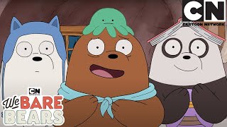 Slumber Party  We Bare Bears  Cartoon Network  Cartoons for Kids [upl. by Lerred470]