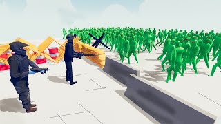 Zombie 100 Units vs Army Soldier  Totally Accurate Battle Simulator TABS [upl. by Atilrahc68]