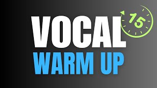 COMPLETE 15 Minute VOCAL Warm Up for GUYS [upl. by Adlemi]