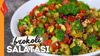 Narlı Cevizli Brokoli Salatası Tarifi  Nasıl Yapılır [upl. by Etta291]