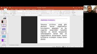 Doç Dr Murat Tümay Anayasa Genel Esaslar1 Anayasanın İşlevleri [upl. by Lincoln309]