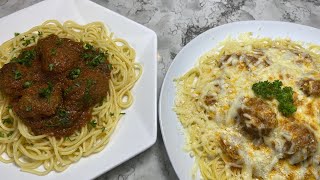 Spaghettis aux boulettes de viande [upl. by Riffle]