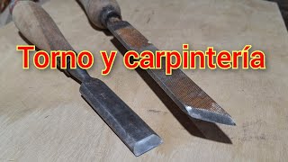 Tornería y carpintería en madera combinados [upl. by Akemad]