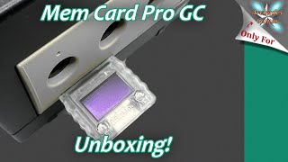 MemCard Pro GC Unboxing  The Last GameCube Memory Card You Will Ever Need [upl. by Gilburt]