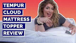 TEMPURCloud Mattress Topper Review  Best Mattress Topper For Side Sleepers [upl. by Martinelli]