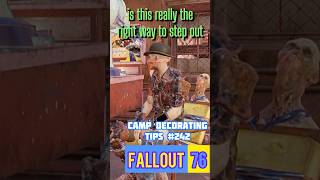 Camp Decorating Tips no 242  Time to get out from the comfort zone fallout76 comfortzone [upl. by Hansel192]