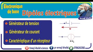 Générateur de tension Générateur de courant caractéristiques dun récepteur [upl. by Katerina937]