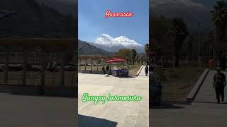 Hermoso vista de Huascarán Yungay turismoperu travel perutourism viajes [upl. by Haem]