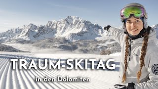 Skiurlaub in Südtirol Skifahren im Skigebiet 3 Zinnen Dolomiten [upl. by Fronniah]