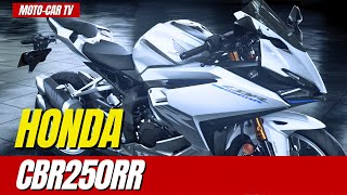 Exploring the Honda CBR250RR  MOTOCAR TV [upl. by Adnohsal]