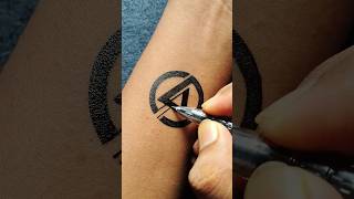 Linkin park logo tattoo ideatattoo tattooideas art tattooartist art shorts [upl. by Sackman]