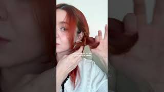 Peinadito en 5 min 🩷 kpop hairtutorial peinadosfaciles easyhairstyle hairhacks [upl. by Anuahsat]