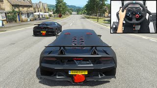 Lamborghini Sesto Elemento  Forza Horizon 4 Online  Logitech g29 gameplay [upl. by Pepper]