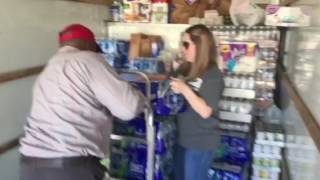 Hattiesburg Tornado Relief donations at Mississippi Braves Trustmark Stadium [upl. by Jarred]