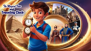 The Magical TimeTraveling Clock  A Kids Journey Through HistoryUrdu storyMoral stories [upl. by Atikahs]