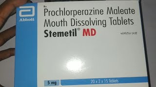 Stemetil Md Tablets  CompositionUsesDose and side et [upl. by Ahsiadal]