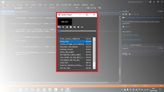 Belajar Membuat Audio Player Dengan WMPLIB  C  Visual Studio [upl. by Alva]