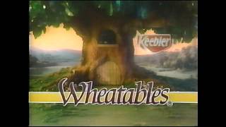 Keebler Elves Wheatables Crackers Commercial 1990 [upl. by Tonjes]