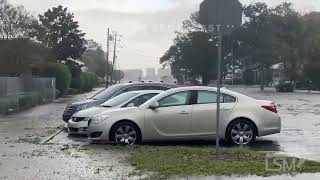 9162024 Carolina Beach NC Significant flash flooding drone and ground [upl. by Wehttan386]