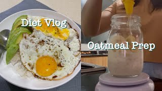 Diet Vlog  Overnight Oatmeal prep [upl. by Skelly275]