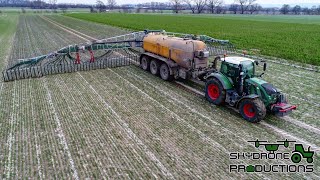 Gärsubstrat ausbringen 2018  Zunhammer SKE27000T  Fendt 722 Vario  4K [upl. by Marji661]