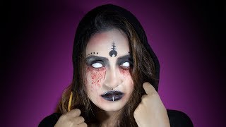 Gothic Witch I Halloween Makeup Tutorial [upl. by Ahsael]