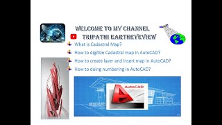 How to digitise Cadastral Map Autocad tutorial gis amp Remote sensing tutorial Cadastral Map gate [upl. by Sire687]