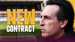 Unai Emery agrees NEW Aston Villa contract [upl. by Liw]