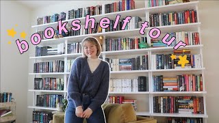 BOOKSHELF TOUR 📚✨2022 Update [upl. by Geis]