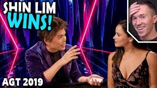 Magician REACTS to Shin Lim WINNING on AGT The Champions 2019 [upl. by Ajam]