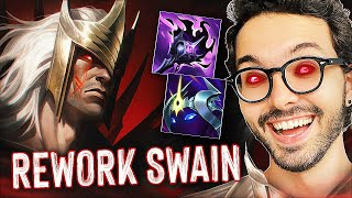 O quotNOVOquot SWAIN AGUENTA ATÉ 4 NA TOP LANE [upl. by Linette339]