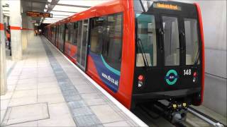 The Docklands Light Railway At Stratford Internationalwmv [upl. by Anaujahs]